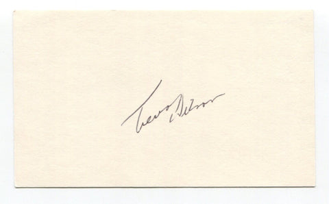 Trevor Wilson Signed 3x5 Index Card Autographed Baseball San Francisco Giants