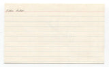 Elden Auker Signed 3x5 Index Card Baseball Autographed Signature