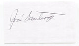 Joe Santiago Signed 3x5 Index Card Autographed MLB Baseball Boston Red Sox