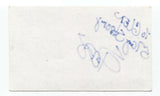 Speedy Signed 3x5 Index Card Autographed Signature Comedian Comic Actor