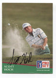 1991 Pro Set PGA Golf Scott Hoch Signed Card Autographed Signature #21