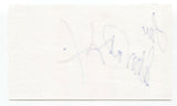 Deborah Cox Signed 3x5 Index Card Autographed Signature Singer