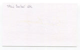 Stew Barber Signed 3x5 Index Card Autographed Football NFL Buffalo Bills