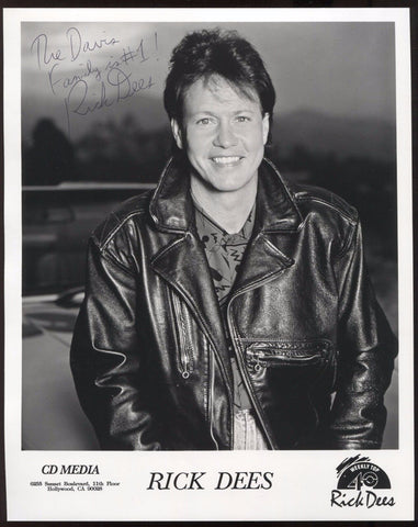 Rick Dees Signed 8x10 Photo Vintage Autographed from 1993 AUTO 