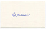 Pete Mikkelsen Signed 3x5 Index Card Autographed MLB Baseball New York Yankees