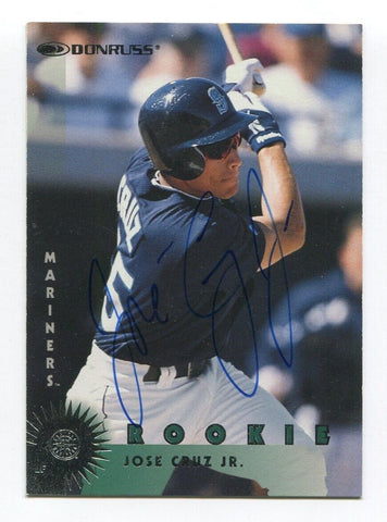 1997 Donruss Jose Cruz Jr. Signed Card Baseball MLB Autographed AUTO #396