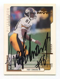 2000 Upper Deck Troy Edwards signed Card Football Autograph NFL AUTO #81