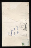 Bill Werle Vintage Signed Photo Post Card Autographed in 1951 Baseball 