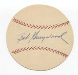 Bob Greenwood Signed Paper Baseball Autographed Signature Philadelphia Phillies