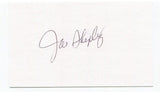 Joe Shipley Signed 3x5 Index Card Autographed MLB Baseball San Francisco Giants