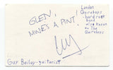 The Quireboys Guy Bailey Signed 3x5 Index Card Autographed Signature