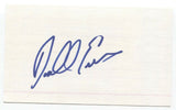 Darrell Evans Signed 3x5 Index Card Baseball Autographed Signature