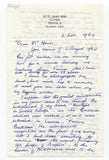 George Eric Rowe Gedye Signed Letter Autographed Signature Intelligence Officer