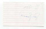 The Pettit Project - Sam Guaiana Signed 3x5 Index Card Autographed