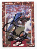 1991 Star Pics Kevin Donnalley Signed Card Football Autograph NFL AUTO #49