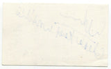 Wilson Laurencin Signed 3x5 Index Card Autograph Drummer Open Mike Bullard Band