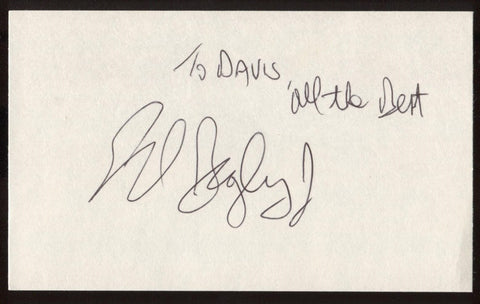 Ed Begley Jr. Signed Index Card Signature Autographed AUTO 