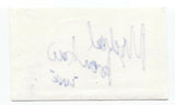 Michael Torontow Signed 3x5 Index Card Autographed Signature Actor