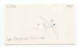 Sloan - Jay Ferguson Signed 3x5 Index Card Autographed Signature