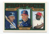 1997 Topps Sean Casey Dimitri Young Signed Card Baseball Autographed AUTO #202