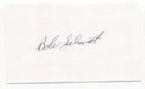 Bob Schmidt Signed 3x5 Index Card Autographed MLB Baseball New York Yankees