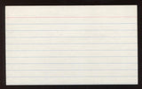 Happy Chandler Signed 3x5 Index Card Vintage Autographed Baseball Signature HOF