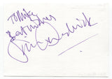 Simon Chadwick Signed Page Autographed Signature Inscribed "To Mike"