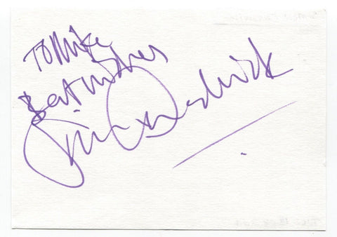 Simon Chadwick Signed Page Autographed Signature Inscribed "To Mike"