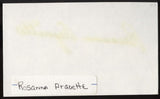 Rosanna Arquette Signed Index Card Signature Vintage Autographed AUTO 