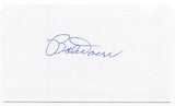 Bob "Bobby" Doerr Signed 3x5 Index Card Autographed MLB Baseball Red Sox HOF