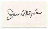 June Allyson Signed 3x5 Index Card Autographed Signature Actress
