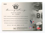 2006 Fleer Scoring Kings David Carr Signed Card Football Autograph AUTO #SK-DC