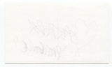 Sandra MacDonald Signed 3x5 Index Card Autographed Signature Sugar Jones