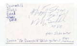Downchild Blues Band - Donnie Walsh Signed 3x5 Index Card Autographed Signature