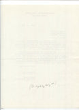 Hagen Staack Signed Letter Autographed Signature Professor Author Minister