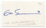 Galen Showman Signed Index Card Autograph Signature Comic Book Artist