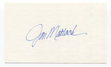 Jon Matlack Signed 3x5 Index Card Baseball Autographed Signature ROY 1972