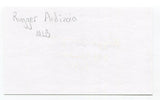 Rugger Ardizoia Signed 3x5 Index Card Autographed Signature New York Yankees 