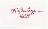 Al Geiberger Signed 3 x 5 Index Card Autographed Golf PGA Champion 1966