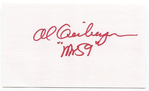 Al Geiberger Signed 3 x 5 Index Card Autographed Golf PGA Champion 1966