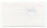 Scott Komer Signed 3x5 Index Card Autographed Signature Singer Guitarist