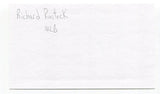 Dick Rusteck Signed 3x5 Index Card Autographed MLB Baseball 1966 New York Mets