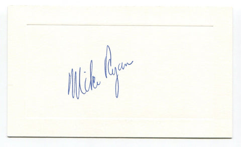 Mike Ryan Signed Card Autograph MLB Baseball Roger Harris Collection