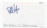 Paul Varghese Signed Index 3x5 Card Autographed Signature Comedian Actor