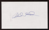 Roland Hemond Signed 3x5 Index Card Vintage Autographed Baseball Signature