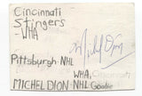 Kate Trotter Signed 3x5 Index Card Autographed Actress Michel Dion Hockey NHL