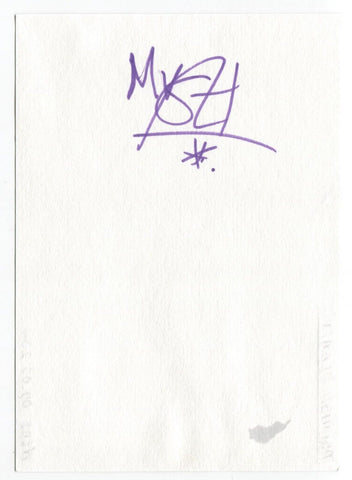 Msimisi Dlamini Signed Page Autographed Signature Inscribed "To Mike" Doctors