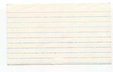 Richard Thompson Signed 3x5 Index Card Autographed Signature Singer Musician