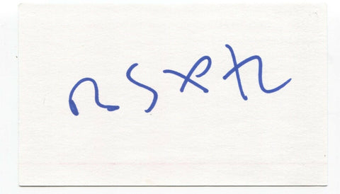 Ron Sexsmith Signed 3x5 Index Card Autographed Signature Musician Singer