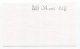 Walt Williams Signed 3x5 Index Card Autograph Baseball MLB New York Yankees